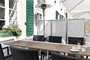 Sichtschutz und Windschutz Dachterrasse mit Edelstahlparavent