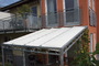 Beschattung Pergola mit Sonnensegeln - Metallpergola