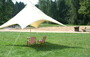 4. Camping-Freizeit-Sonnensegel Pyramide 4 x 4 m