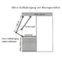 1. Regenschutz Balkon mit Sonnensegeln in Seilspanntechnik; Bausatz Balkon II