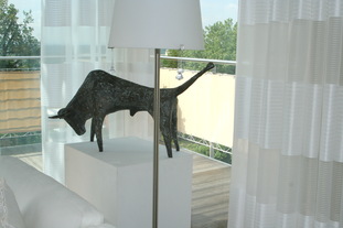 Terrasse Windschutz mit hochwertiger Balkonblende